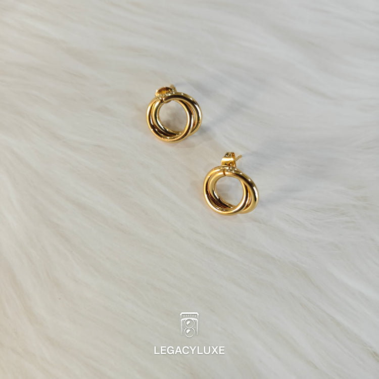 GoldenKnot Luxe Studs