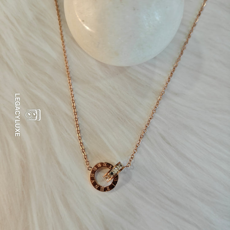 double ring necklace