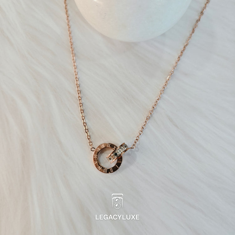 double ring necklace