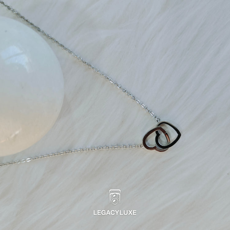 TogetherForever Hearts Pendant - silver