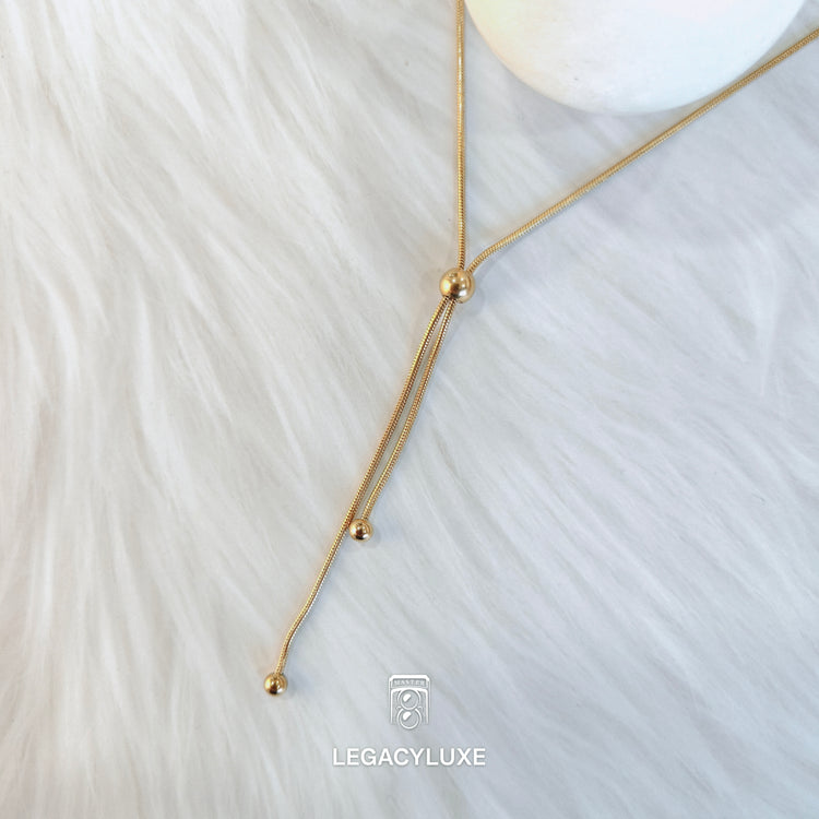 Graceful Ribbon Necklace