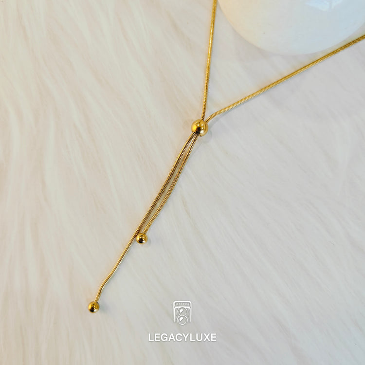 Graceful Ribbon Necklace