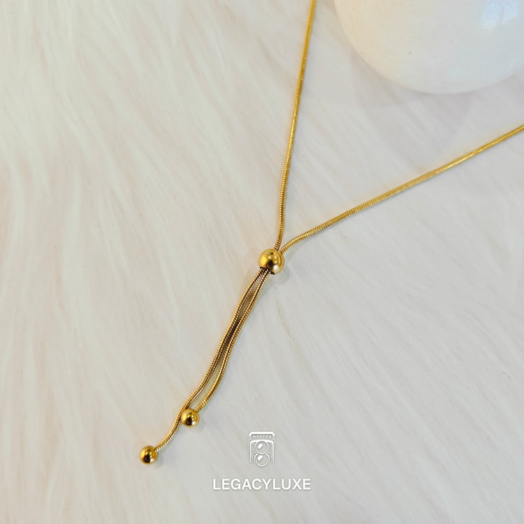 Graceful Ribbon Necklace