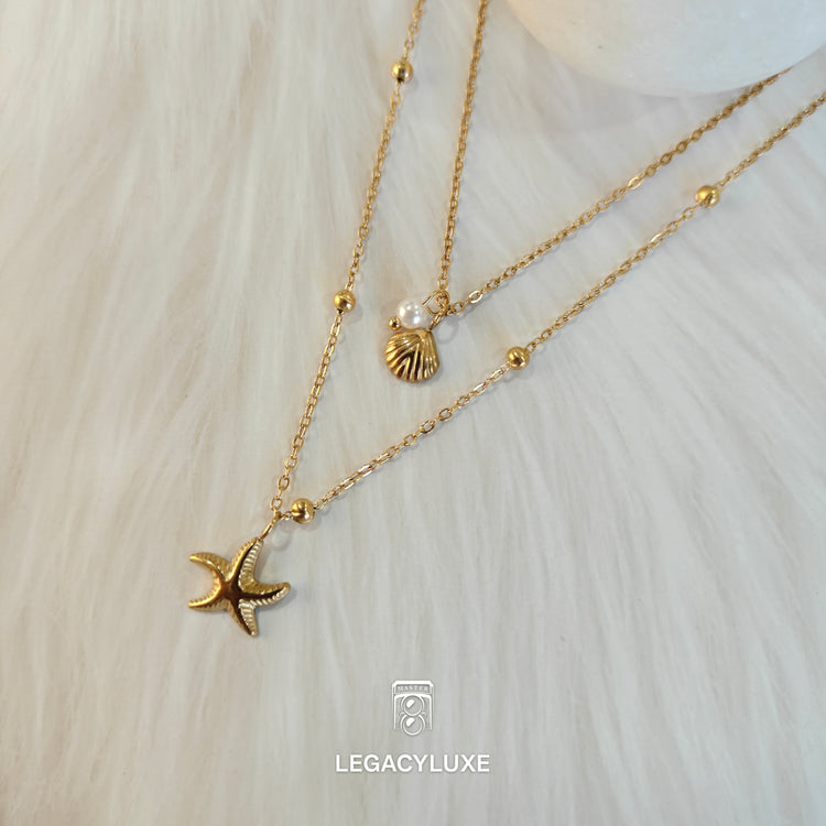 Ocean Star Layered Necklace