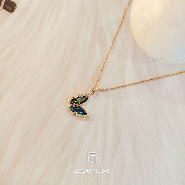 BlueFlutter Charm Necklace
