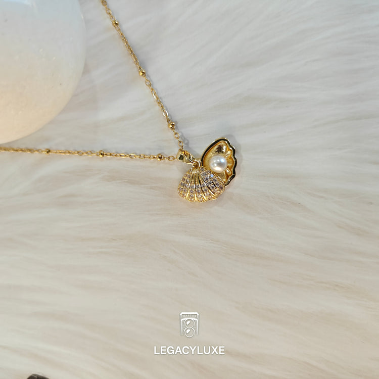 OceanMist Gold Pendant