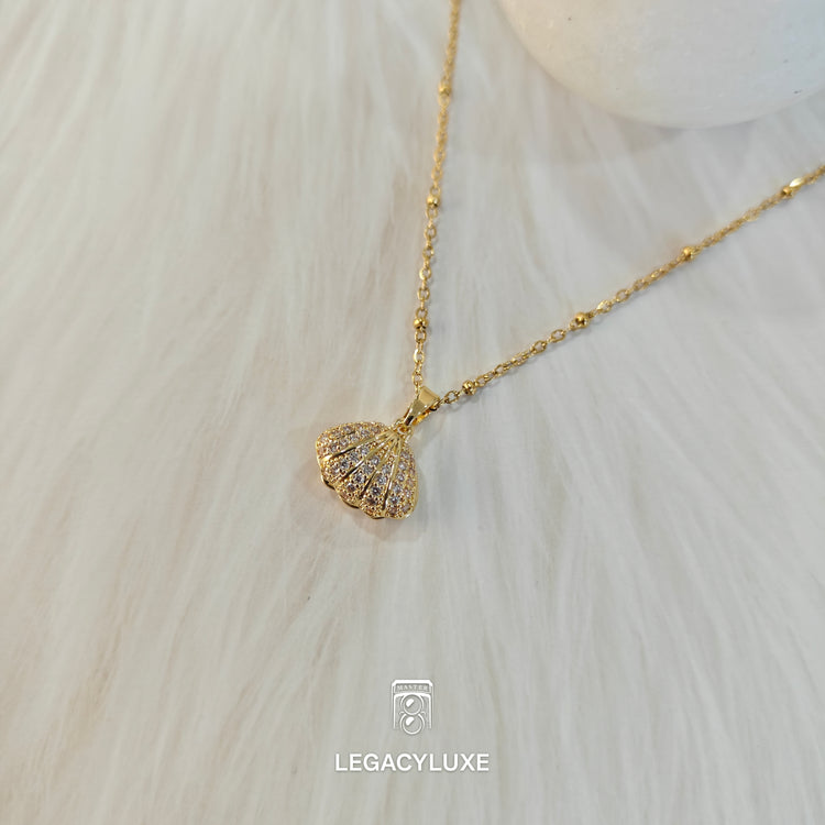 OceanMist Gold Pendant