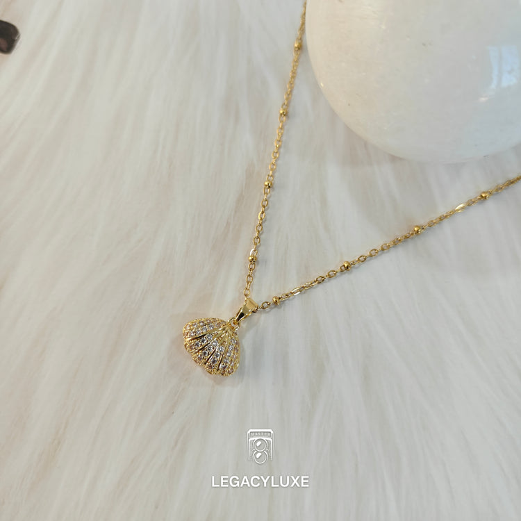 OceanMist Gold Pendant