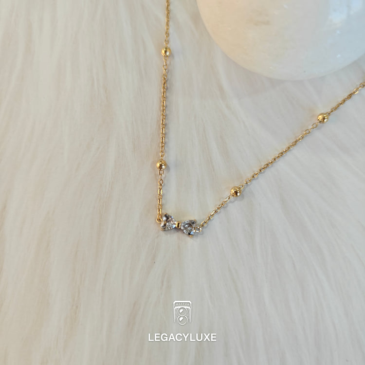 bow knot necklace