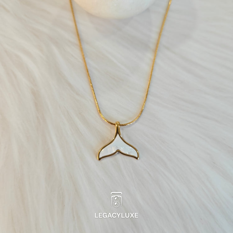 Dolphin tail necklace