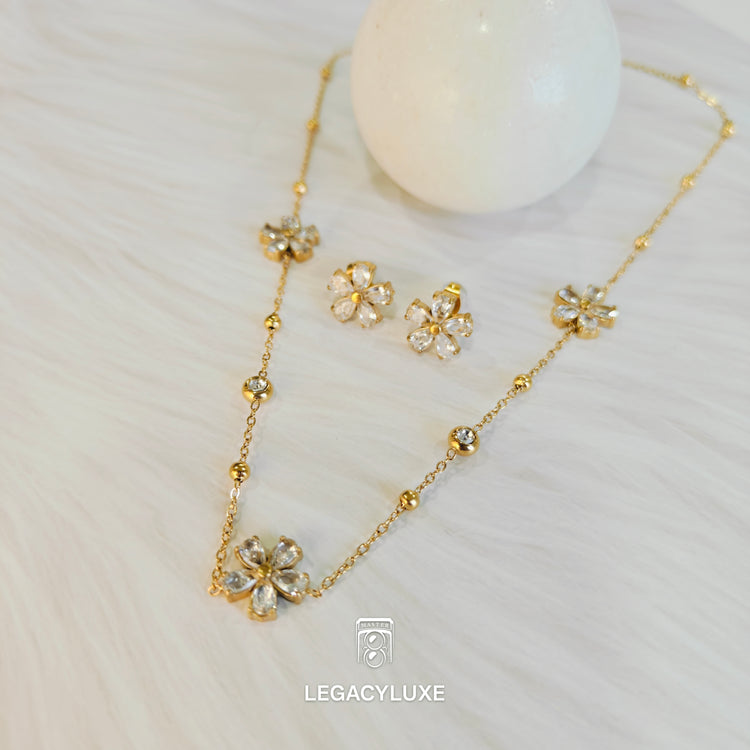 FloralAura Diamond Set