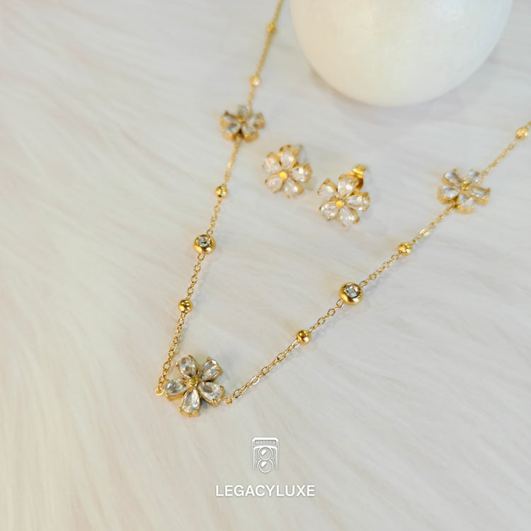 FloralAura Diamond Set