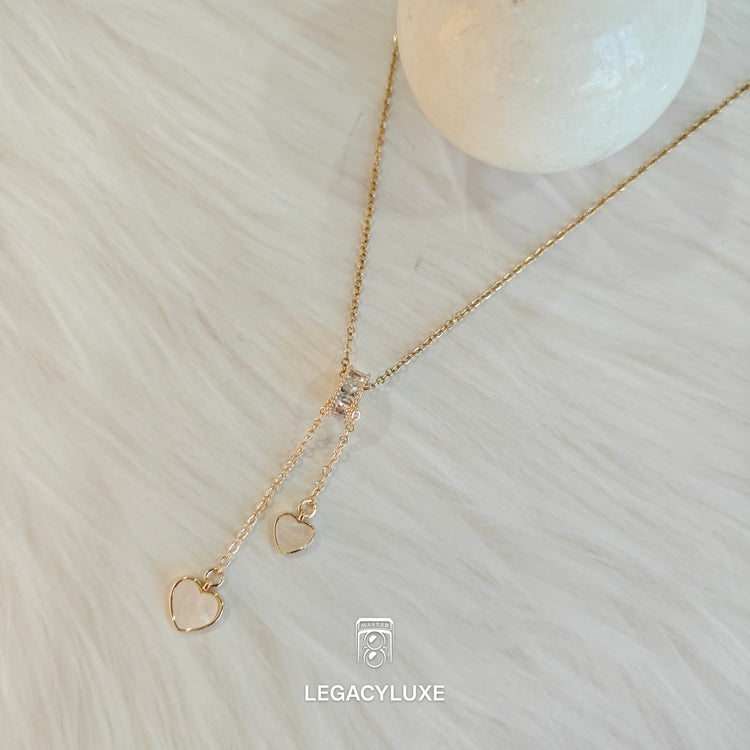 GoldenDuo Heart Necklace