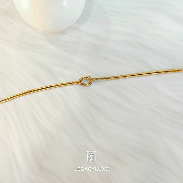 Minimalist knot bracelet