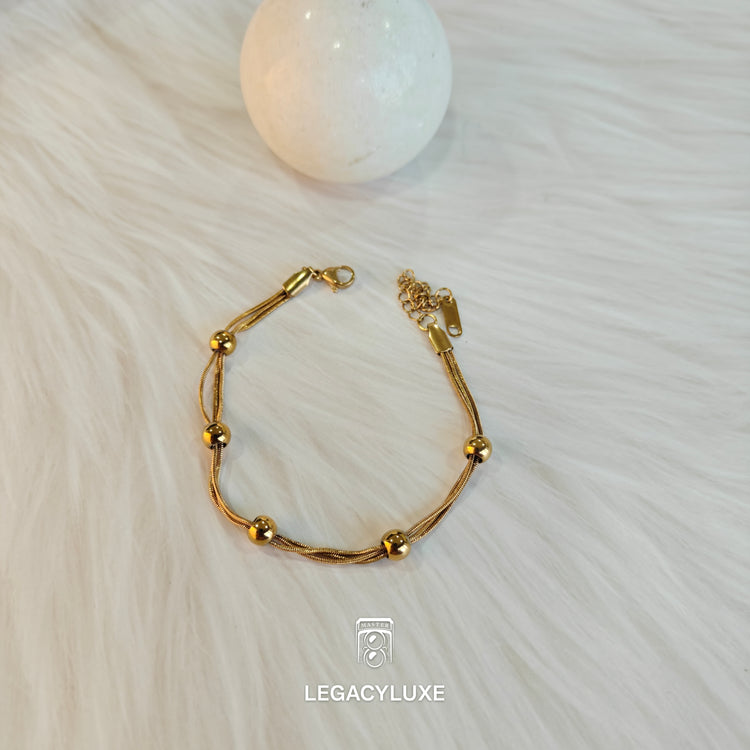 Elegance Multi-Layer Gold Bracelet