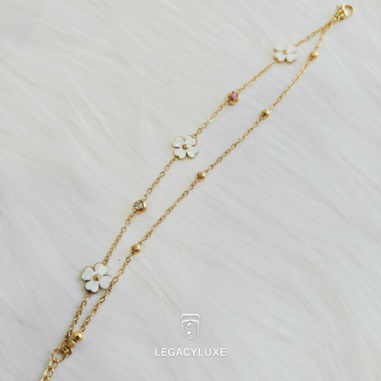 FloraTwinkle Layered Bracelet