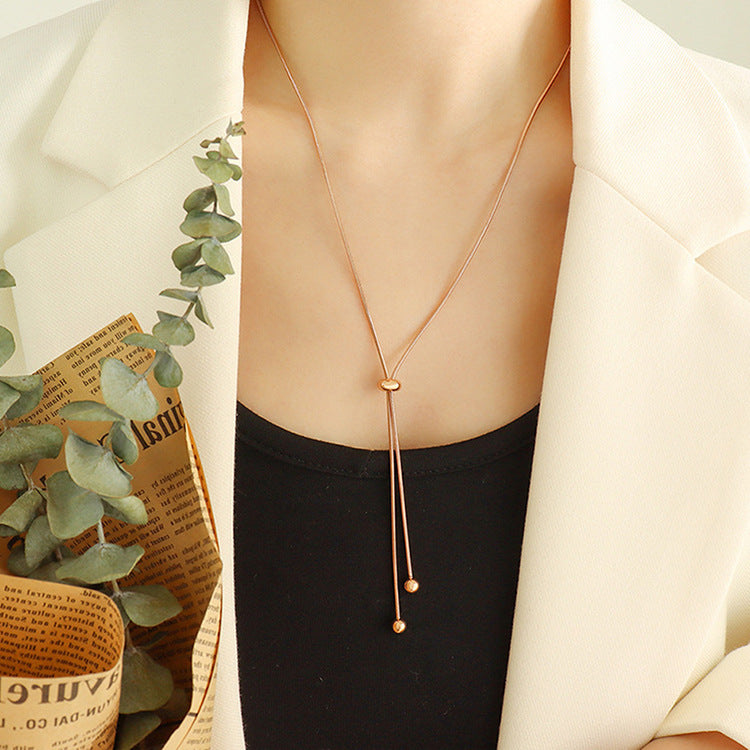 Graceful Ribbon Necklace
